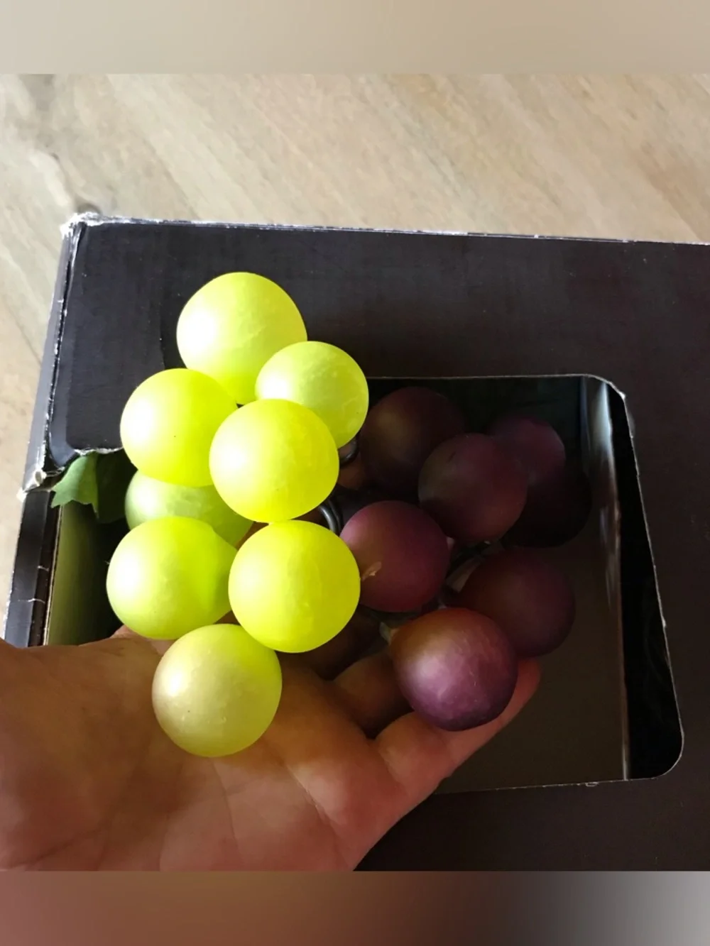 Outdoor Clustered Grape String Lights - Green and Purple LED Decor